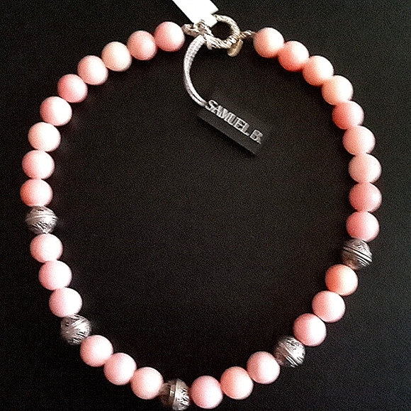 SAMUEL B. PINK BEAD NECKLACE 🌺 - Picture 3 of 7